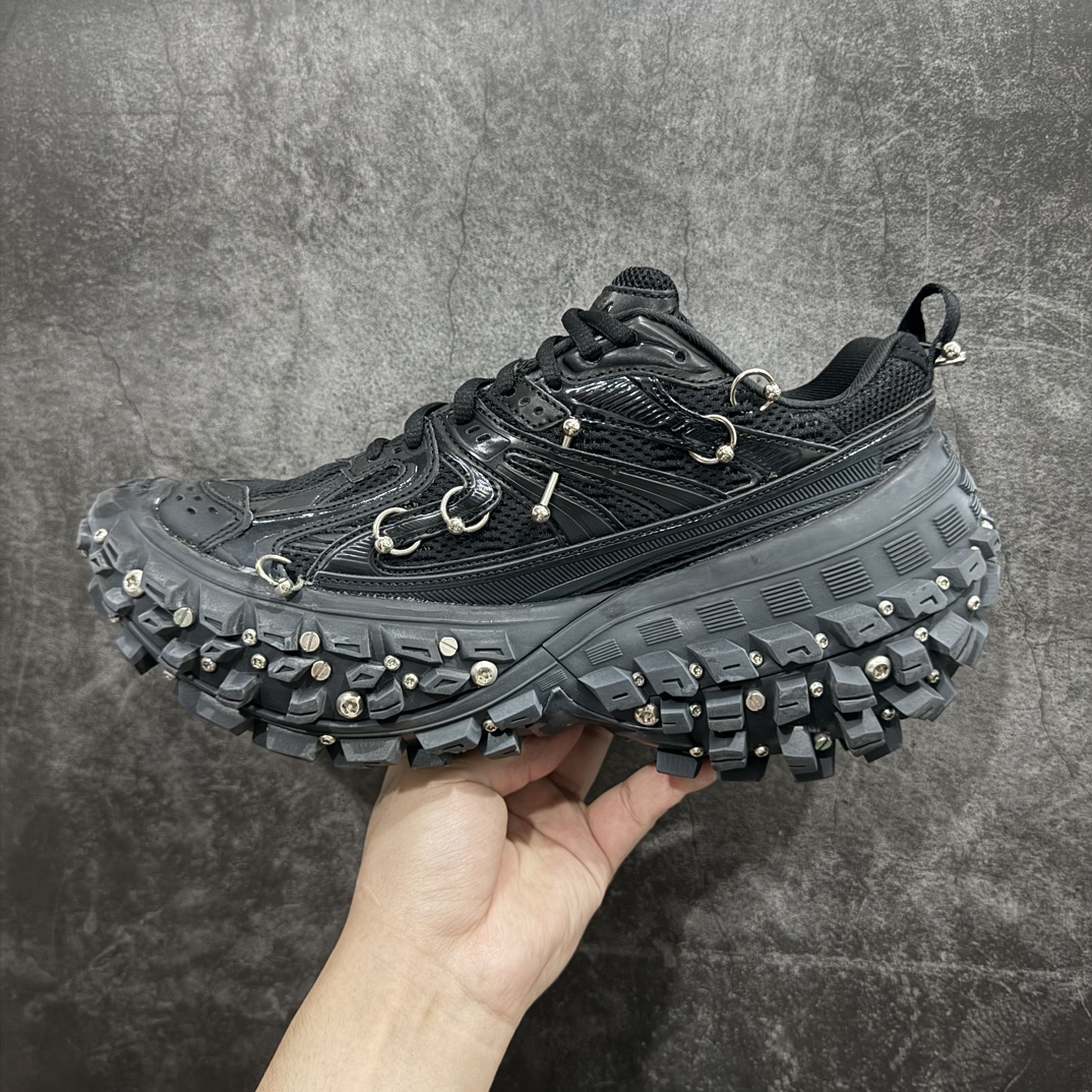 BALENCIAGA Defender Rubber Platform Sneakers men's and women's sneakers