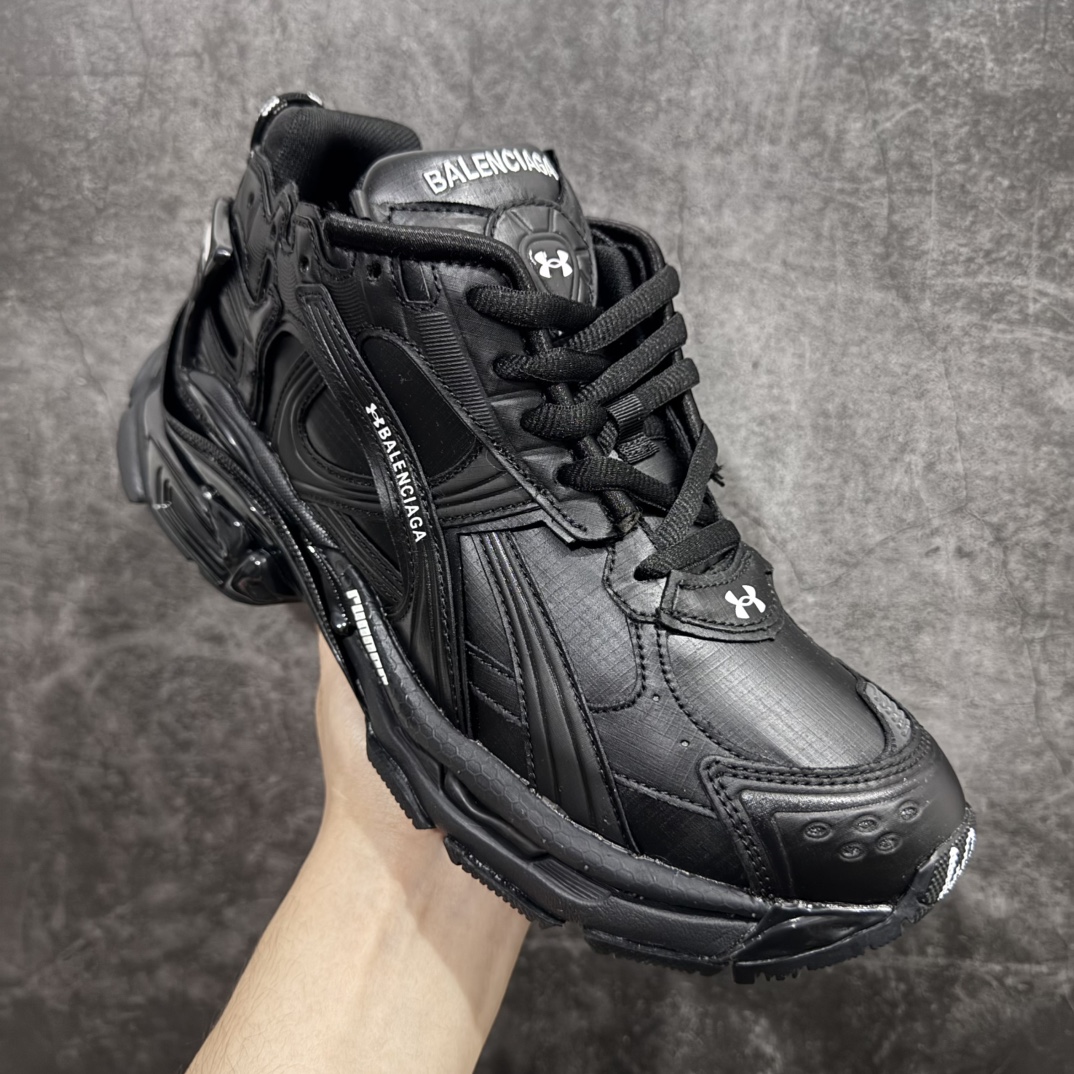 Under Armour x Balenciaga Runner Sneaker 'Black' men's and women's sneakers