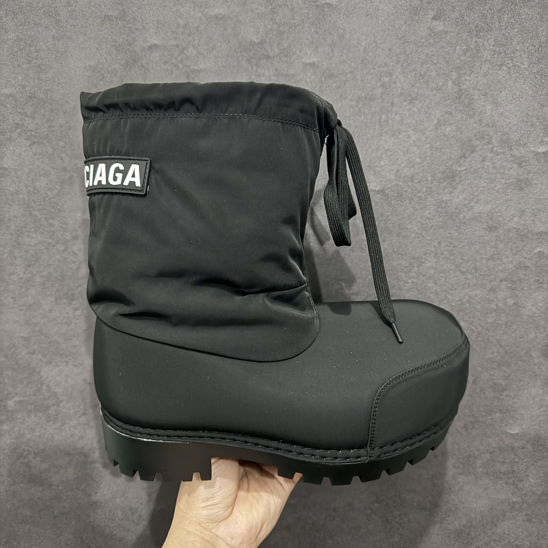 Balenciaga Skiwer Men's and Women's Alaska Nylon Snow Boots oversize