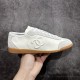 CHANEL 24SS Sneakers Flat Sole Lace-up Round Toe Quilted Style Versatile for all seasons 