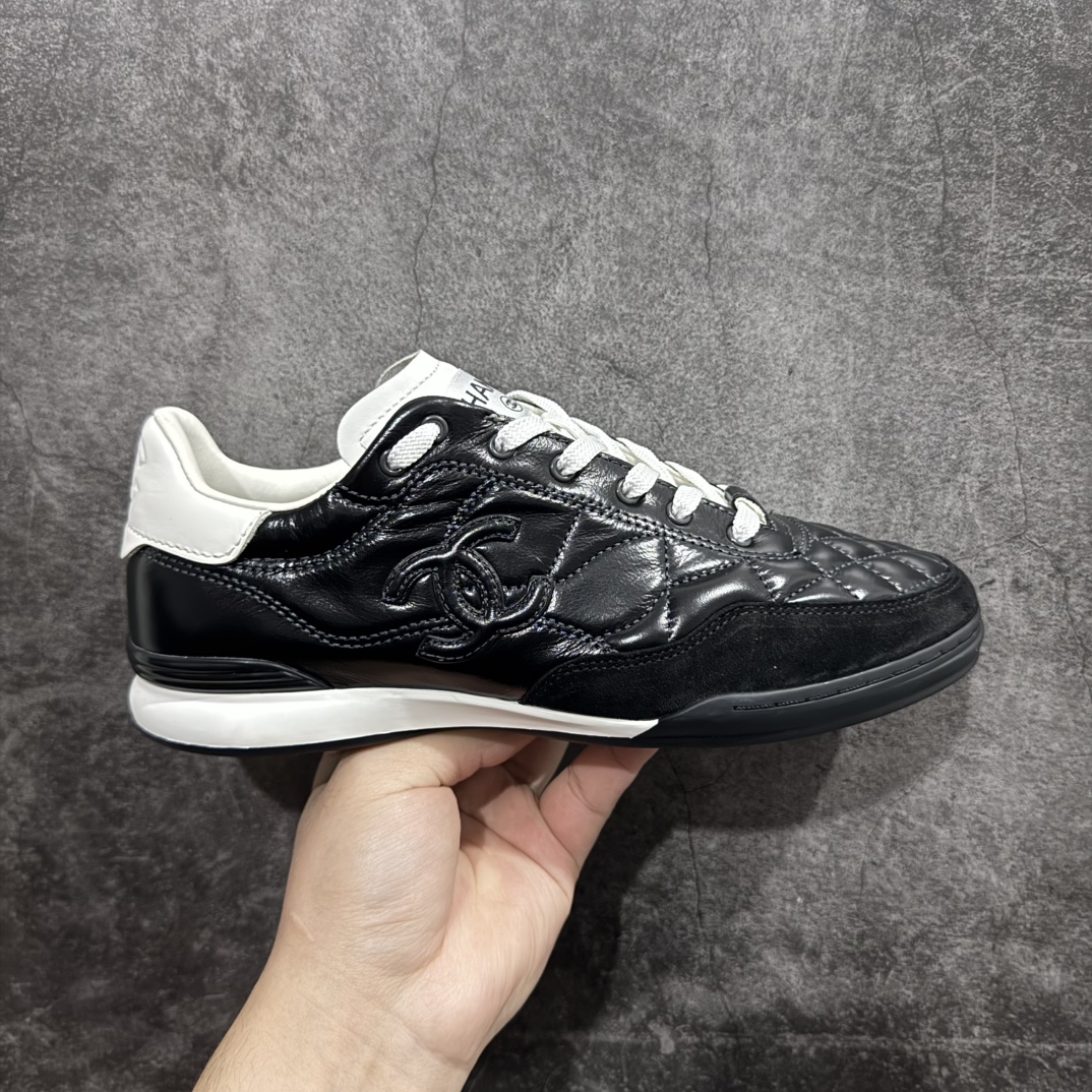 CHANEL quilted baseball shoes tennis shoes casual sneakers