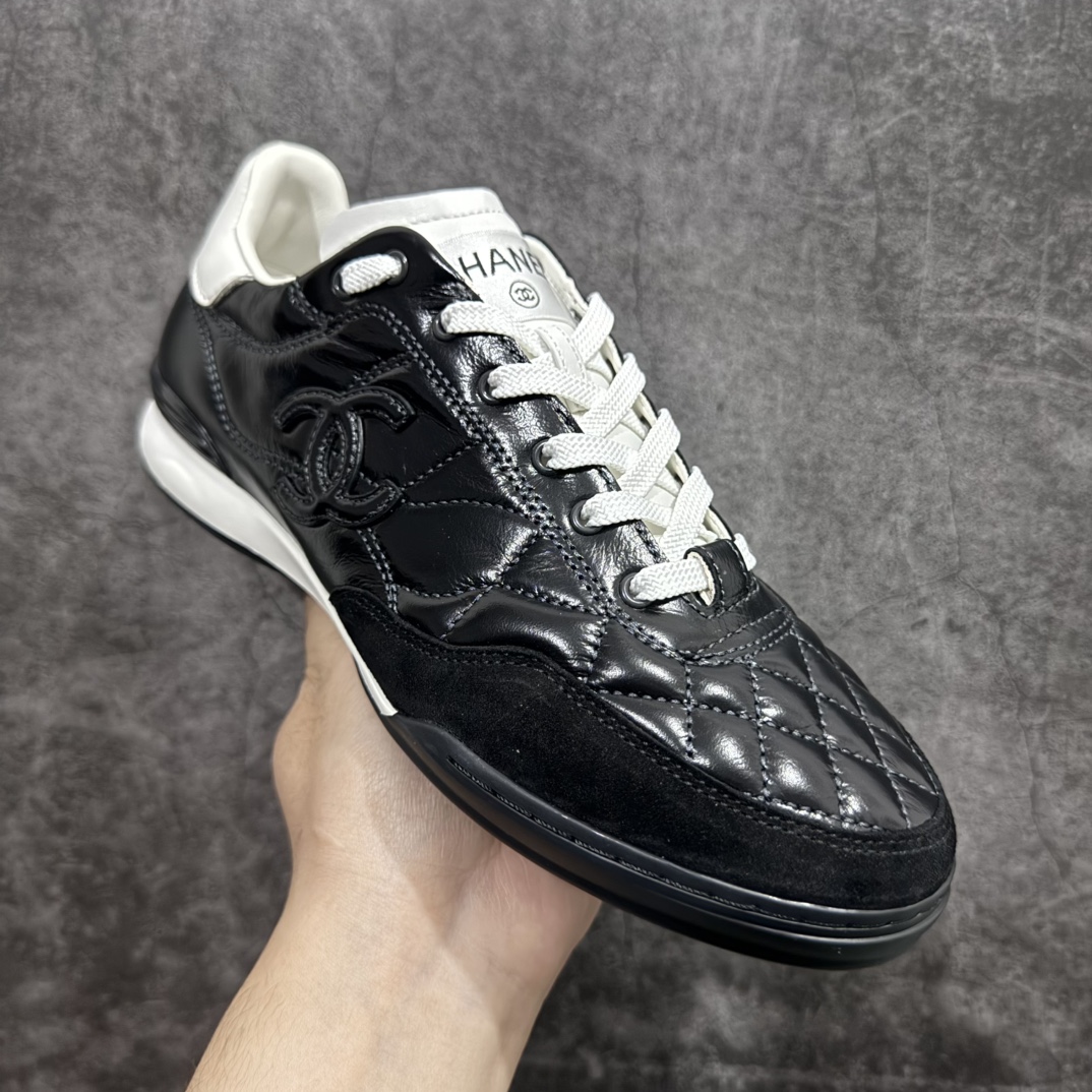 CHANEL quilted baseball shoes tennis shoes casual sneakers