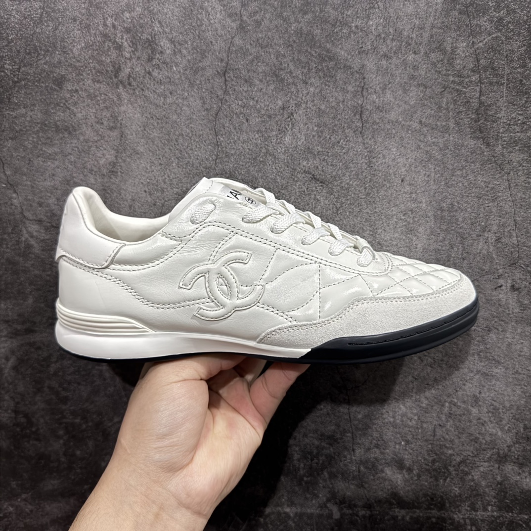 CHANEL quilted baseball shoes tennis shoes casual sneakers