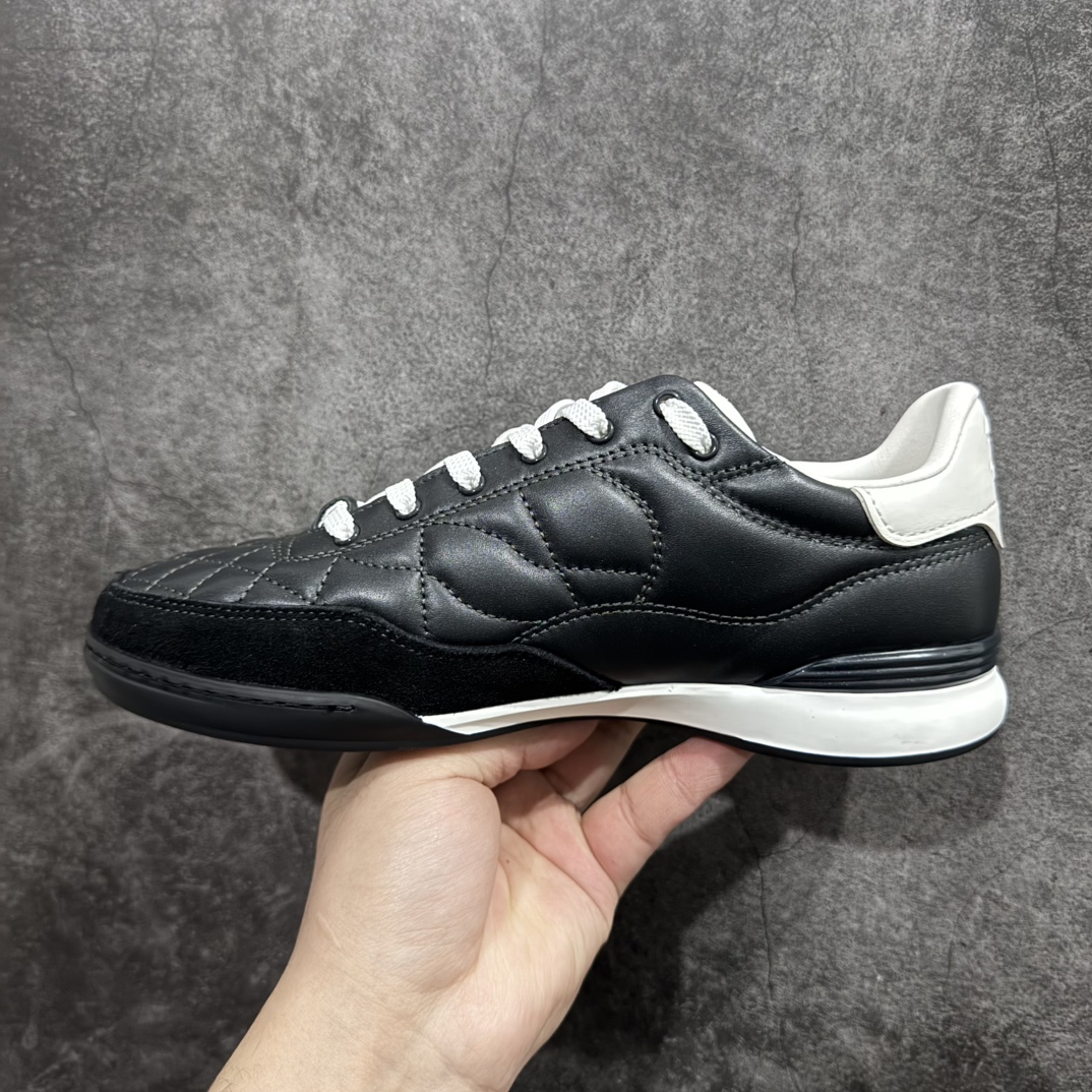 CHANEL quilted baseball shoes tennis shoes casual sneakers