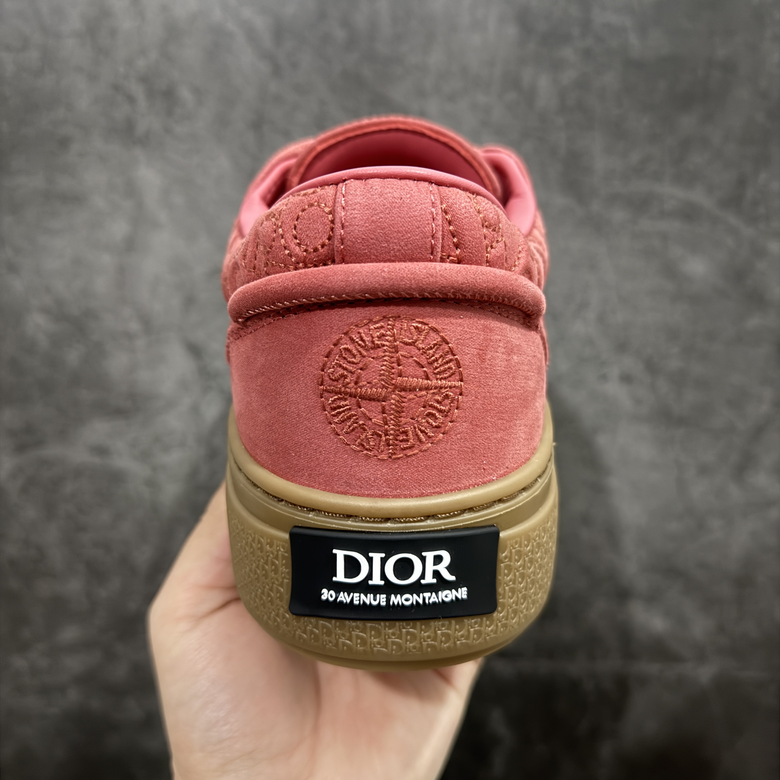 Stone Island x Dior B33 Tennis Do Cotton Men's Sneakers