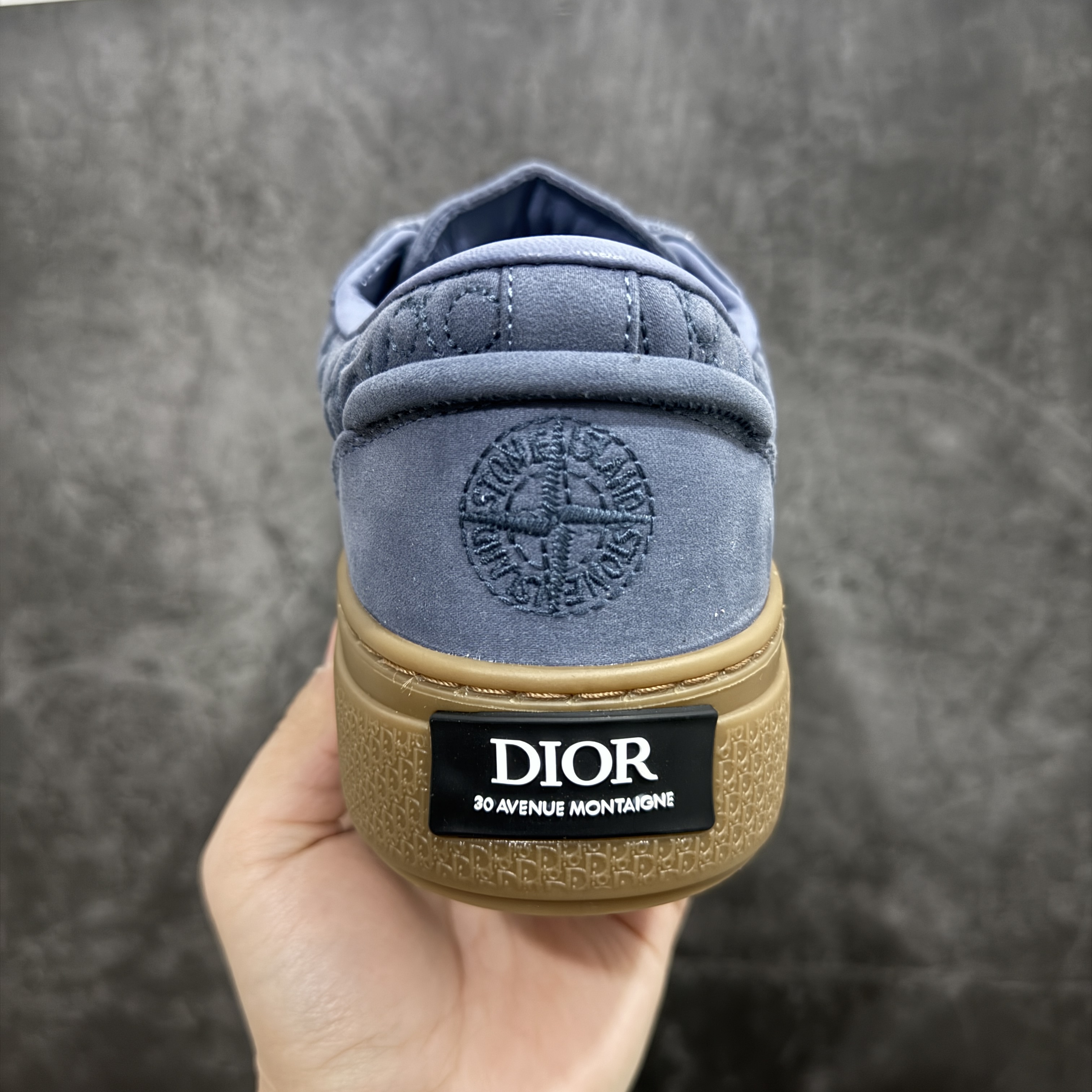 Stone Island x Dior B33 Tennis Do Cotton Men's Sneakers