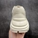 Gucci Rhyton Men's & Women's Athleisure Sneakers Ivory Leather Rhyton Vintage Gucci Logo 