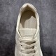 Gucci Rhyton Men's & Women's Athleisure Sneakers Ivory Leather Rhyton Vintage Gucci Logo 