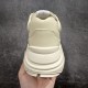 Gucci Rhyton Men's & Women's Athleisure Sneakers Ivory Leather Rhyton Vintage Gucci Logo 