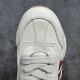 Gucci Rhyton Women's Athleisure Sneakers Ivory Leather Rhyton Vintage Gucci Logo