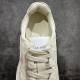 Gucci Rhyton Women's Athleisure Sneakers Ivory Leather Rhyton Vintage Gucci Logo