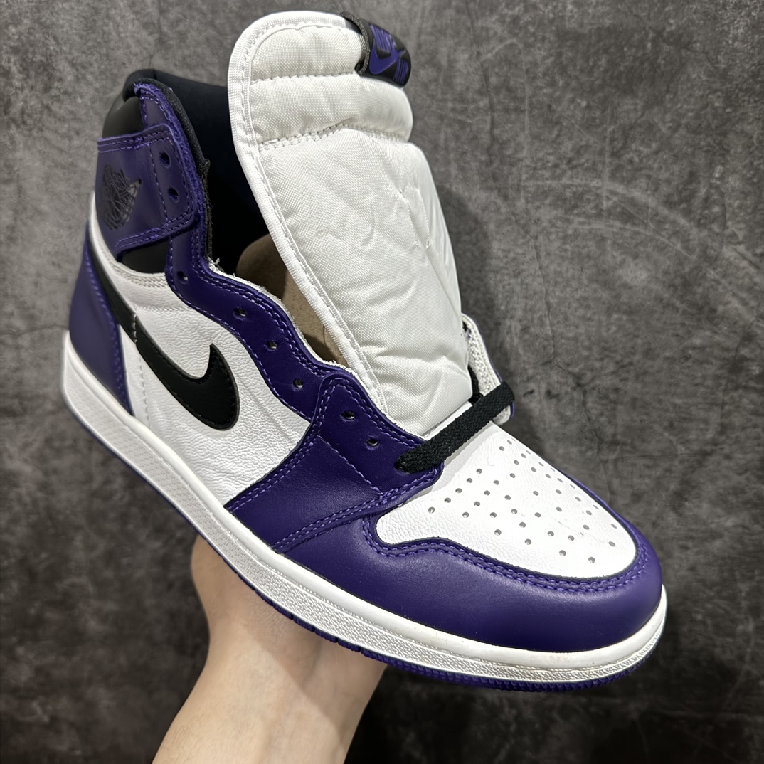 Air Jordan 1 Retro High OG 'Court Purple 2.0' Men's Basketball Shoes 555088-500