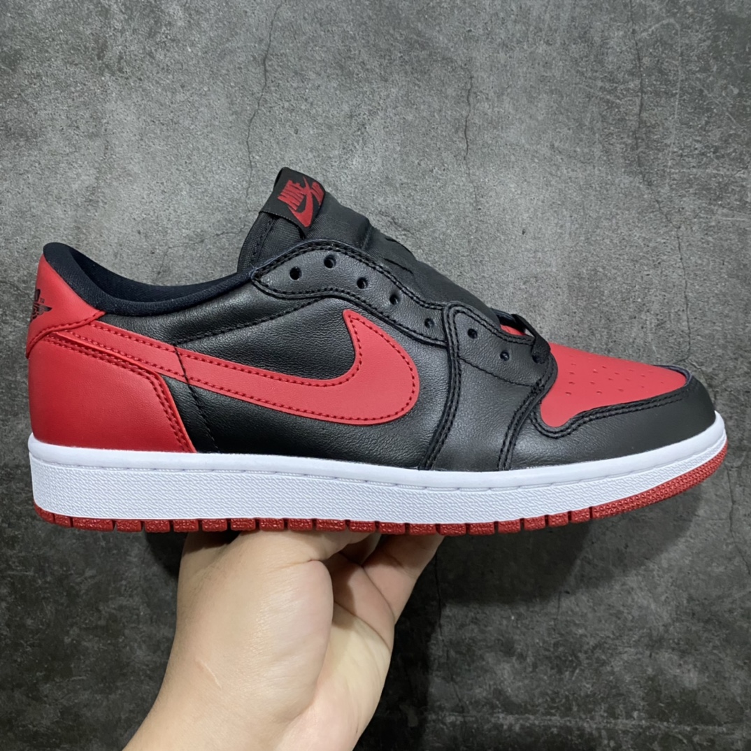 Air Jordan 1 Retro Low OG 'Bred' Men's Sneakers 705329 001