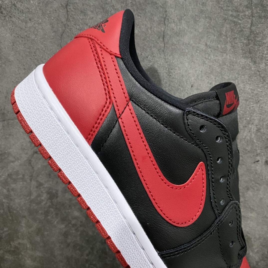 Air Jordan 1 Retro Low OG 'Bred' Men's Sneakers 705329 001