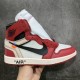 Off White x Air Jordan 1 Retro High OG Chicago Men's & Women's Basketball Shoe AA3834-101