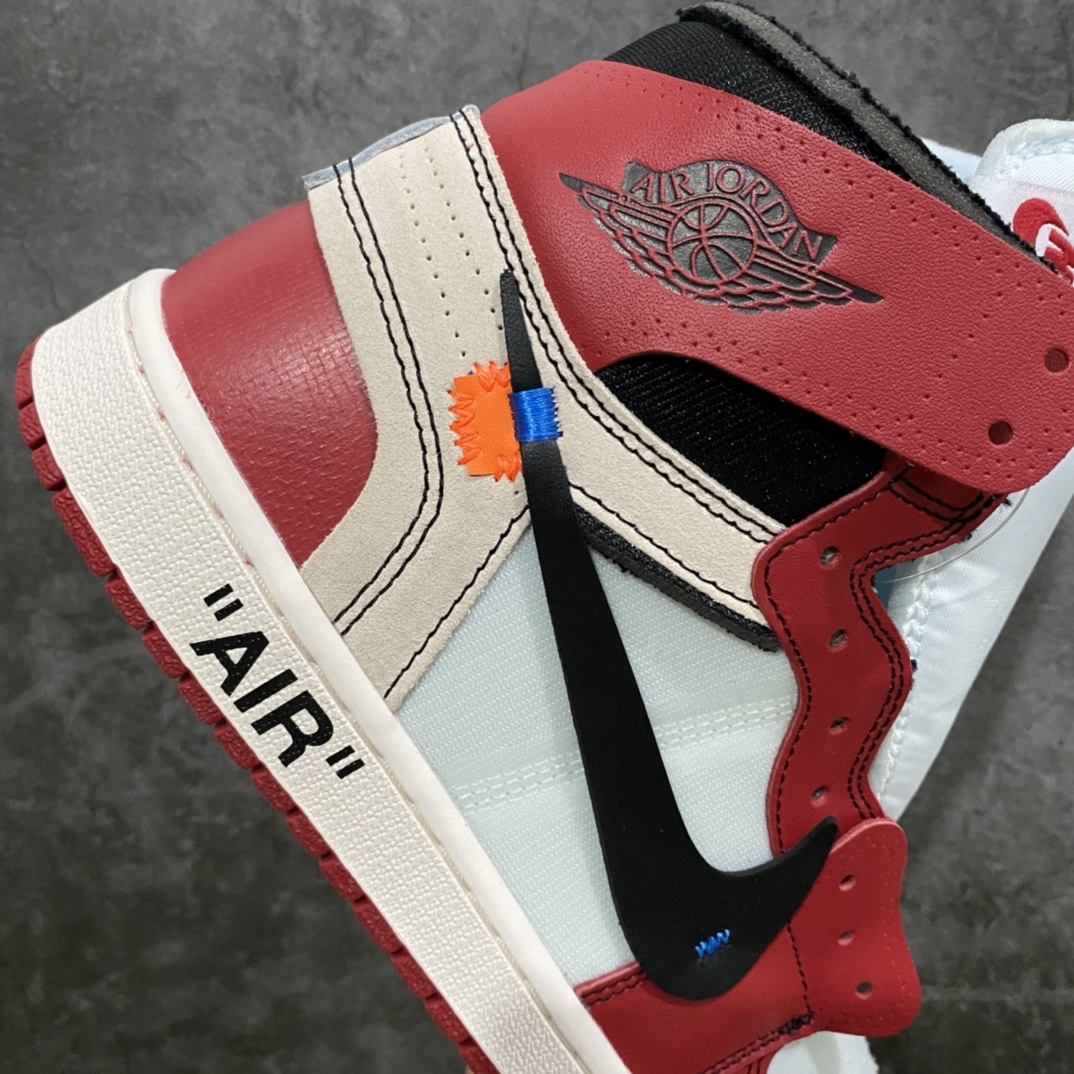 Off White x Air Jordan 1 Retro High OG Chicago Men's & Women's Basketball Shoe AA3834-101