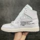 Off-White x Air Jordan 1 Retro High OG 'White' Men's & Women's Basketball Shoes AQ0818-100