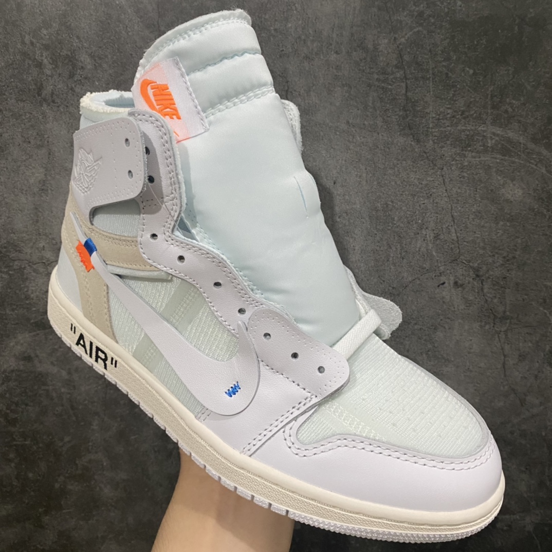 Off-White x Air Jordan 1 Retro High OG 'White' Men's & Women's Basketball Shoes AQ0818-100