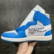 Off White x Air Jordan 1 Retro High OG UNC Men's & Women's Basketball Shoes AQ0818-148