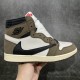 Travis Scott x Air Jordan 1 Retro High OG Mocha Men's & Women's Basketball Shoe CD4487-100