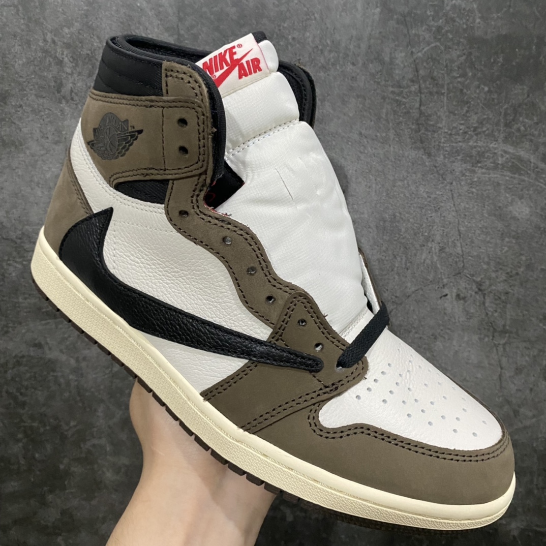 Travis Scott x Air Jordan 1 Retro High OG Mocha Men's & Women's Basketball Shoe CD4487-100