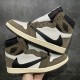 Travis Scott x Air Jordan 1 Retro High OG Mocha Men's & Women's Basketball Shoe CD4487-100