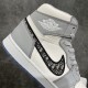 Dior x Air Jordan 1 High Men's & Women's Sneakers Basketball Shoes CN8607 002