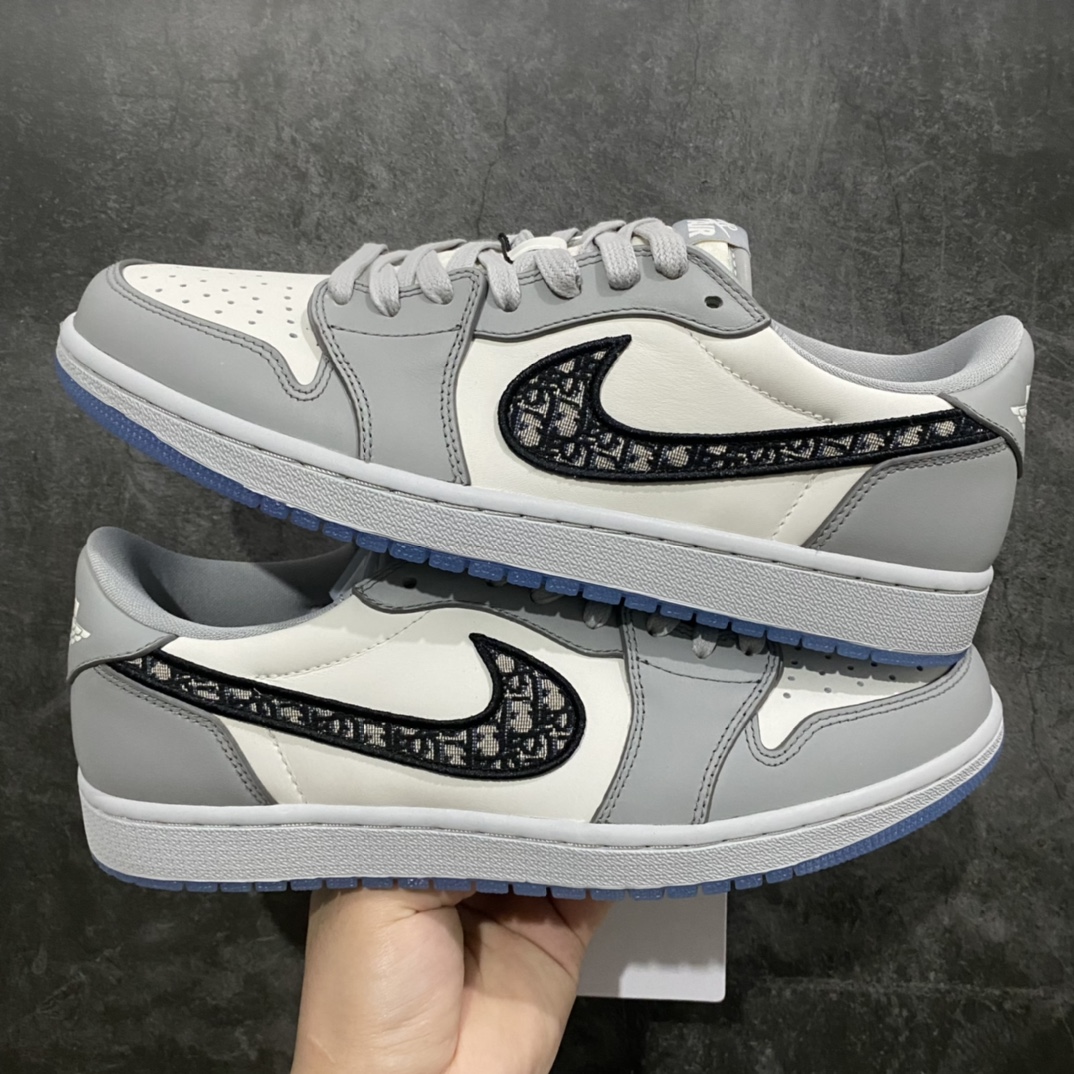 Dior x Air Jordan 1 Low Men's and Women's Sneakers CN8608 002