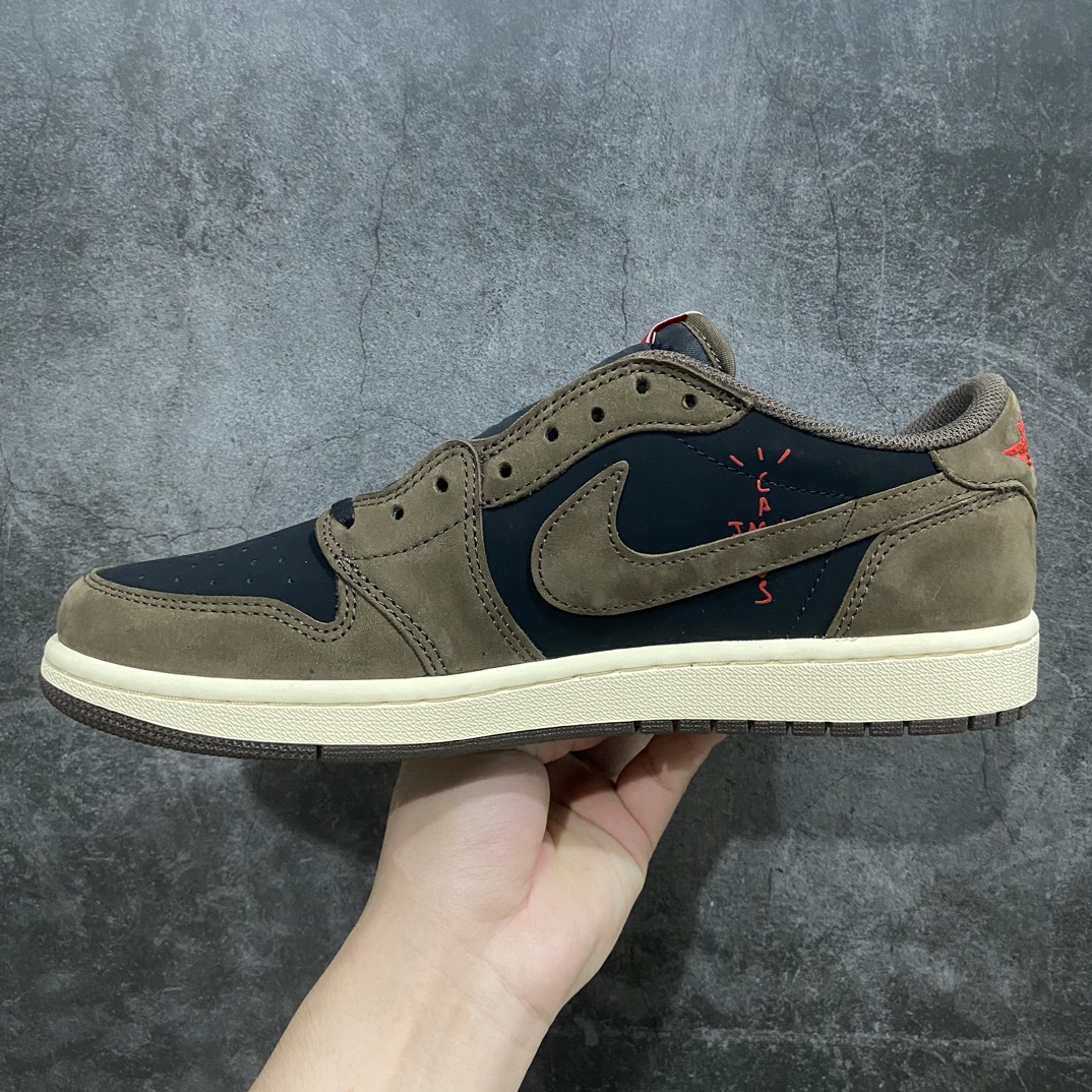 Travis Scott x Air Jordan 1 Low 'Mocha' Men's & Women's Sneakers CQ4277-001