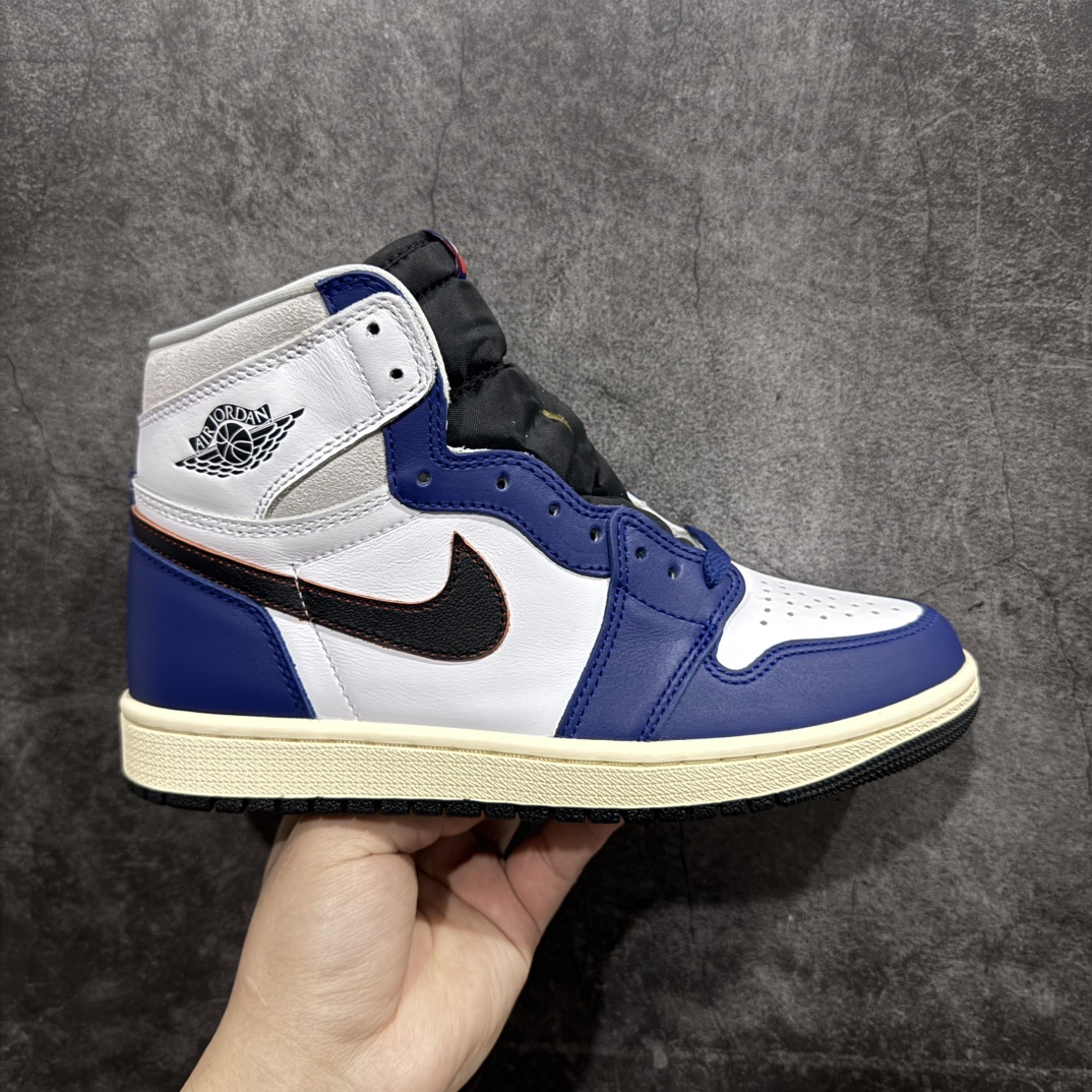 Air Jordan 1 AJ1 Retro High Scratch White-Blue-Black DH5485-100