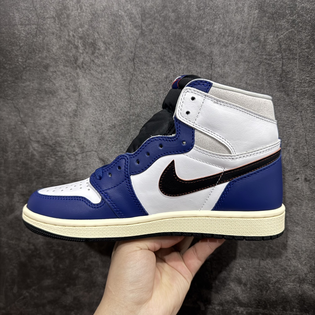 Air Jordan 1 AJ1 Retro High Scratch White-Blue-Black DH5485-100