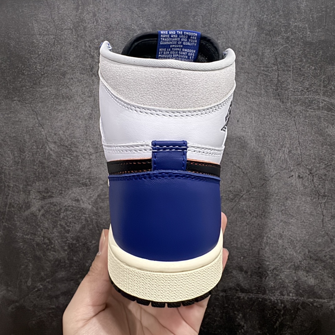 Air Jordan 1 AJ1 Retro High Scratch White-Blue-Black DH5485-100