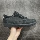 Travis Scott x Air Jordan 1 Retro Low OG SP 'Black Phantom' Men's & Women's Sneakers DM7866-001