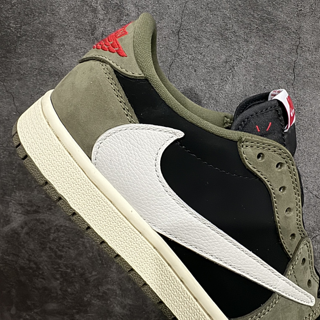 Travis Scott x Air Jordan 1 Low OG SP 'Black Olive' Men's & Women's Sneakers DM7866-002