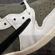 Travis Scott X Air Jordan 1 Low OG ''Medium Olive'' Black Sail Men's & Women's Sneakers DM7866-200