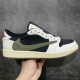 Travis Scott x Air Jordan 1 Retro Low OG SP 'Olive' Men's & Women's Sneakers DZ4137-106