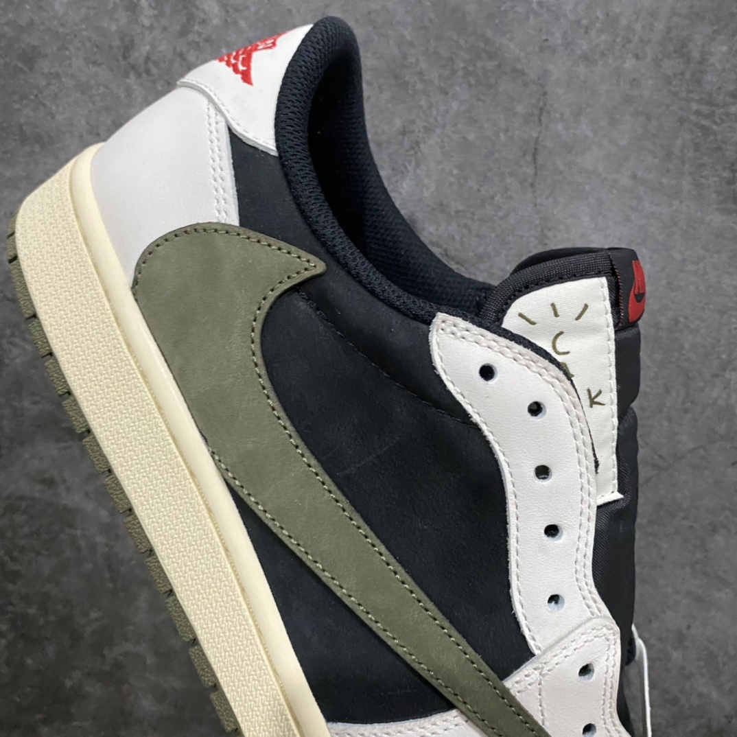 Travis Scott x Air Jordan 1 Retro Low OG SP 'Olive' Men's & Women's Sneakers DZ4137-106