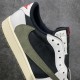 Travis Scott x Air Jordan 1 Retro Low OG SP 'Olive' Men's & Women's Sneakers DZ4137-106