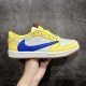 Travis Scott x Air Jordan 1 Retro Low OG SP Canary Men's and Women's Sneakers DZ4137-700