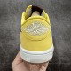 Travis Scott x Air Jordan 1 Retro Low OG SP Canary Men's and Women's Sneakers DZ4137-700