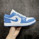 Nike Air Jordan 1 Low Legend Blue White Men's and Women's Sneakers FZ2138-114