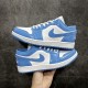 Nike Air Jordan 1 Low Legend Blue White Men's and Women's Sneakers FZ2138-114