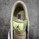 Travis Scott x Air Jordan 1 Low Golf 'Neutral Olive' Men's and Women's Sneakers FZ3124-200