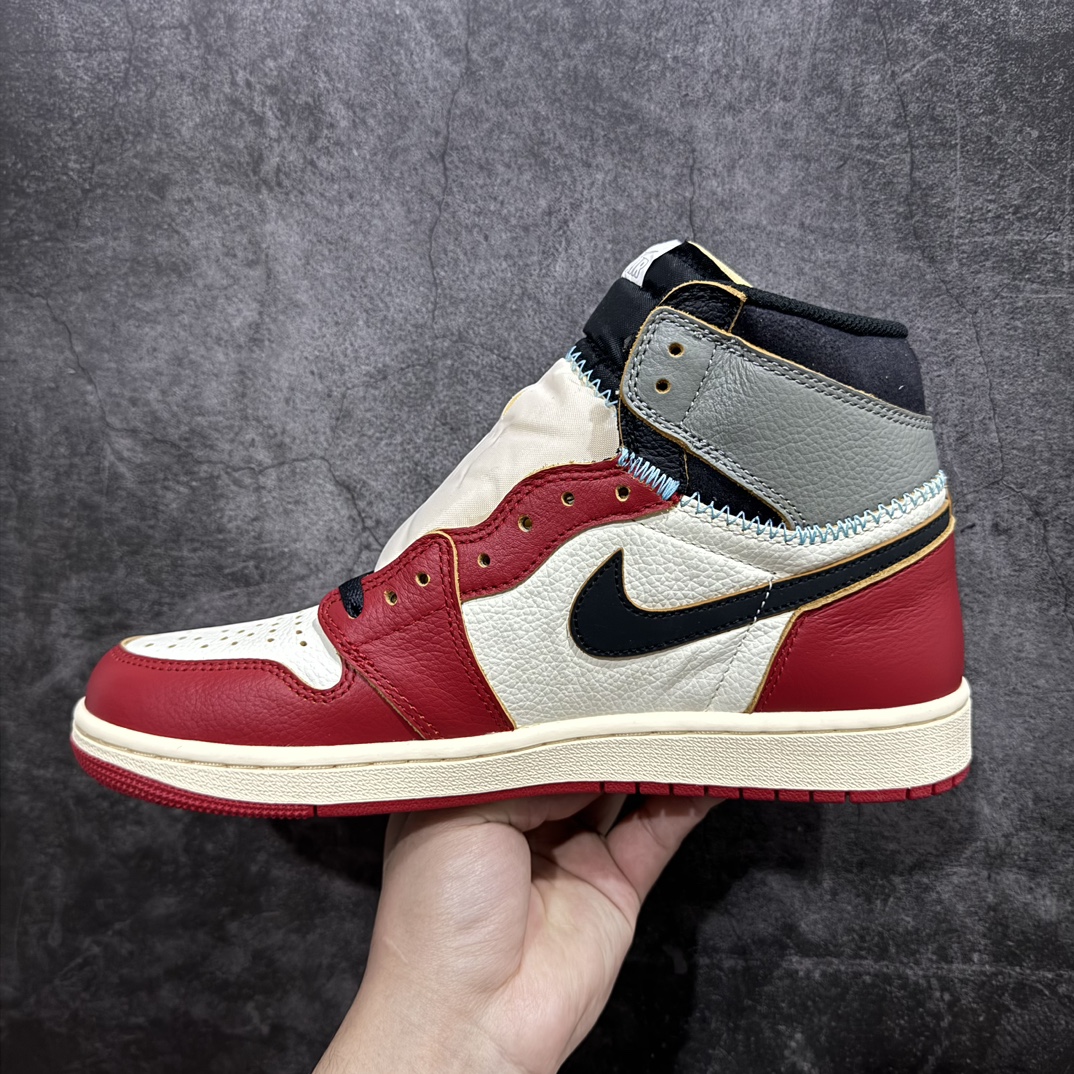 Union x Air Jordan 1 AJ1 Retro High NRG Collaboration Four-Color Stitching Men's Culture Basketball Shoes HV8563-600 