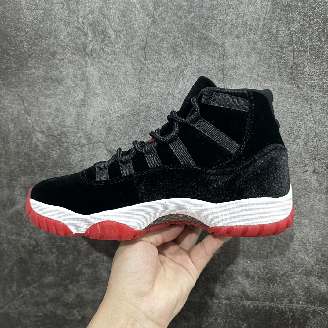 Nike Air Jordan 11 Retro Bred Velvet Men's & Women's Basketball Shoe DB5457-061