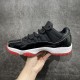 Air Jordan 11 Low "Bred" Releases 2025 Men's and Women's Sneakers FV5104-006