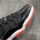 Air Jordan 11 Low "Bred" Releases 2025 Men's and Women's Sneakers FV5104-006