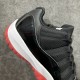 Air Jordan 11 Low "Bred" Releases 2025 Men's and Women's Sneakers FV5104-006