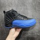 Air Jordan 12 Retro Black Game Royal Men's Basketball Shoes 130690-014