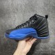 Air Jordan 12 Retro Black Game Royal Men's Basketball Shoes 130690-014